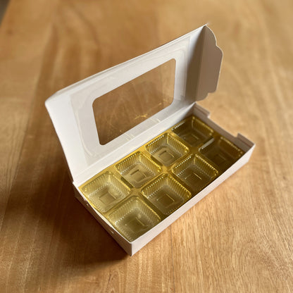 8 PC CHOCOLATE WINDOW BOX