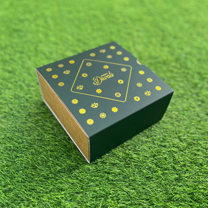6 X 6 X 3.25 DIWALI 25 (G) SLIDE BOX