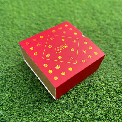 6 X 6 X 3.25 DIWALI 25 (G) SLIDE BOX