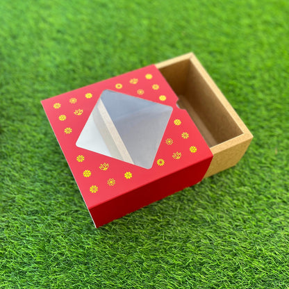 6 X 6 X 3.25 DIWALI 25 (G) SLIDE WINDOW BOX