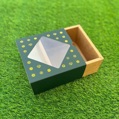 6 X 6 X 3.25 DIWALI 25 (G) SLIDE WINDOW BOX