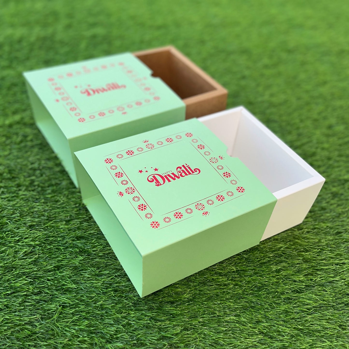6 X 6 X 3.25 DIWALI 25 (SC) SLIDE BOX