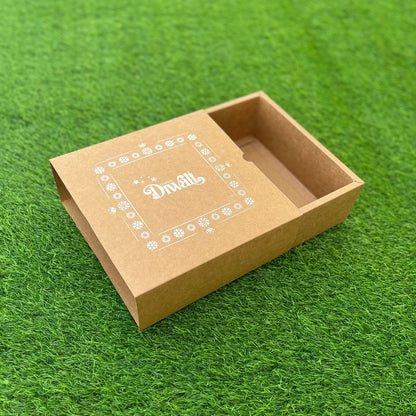9 X 9 X 3.25 DIWALI 25 (SC) SLIDE BOX