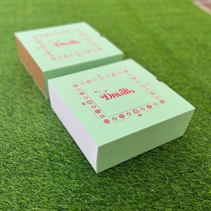 9 X 9 X 3.25 DIWALI 25 (SC) SLIDE BOX