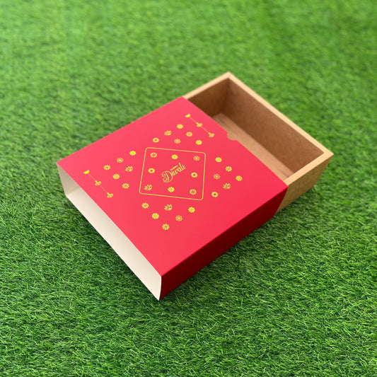 9 X 9 X 3.25 DIWALI 25 (G) SLIDE BOX