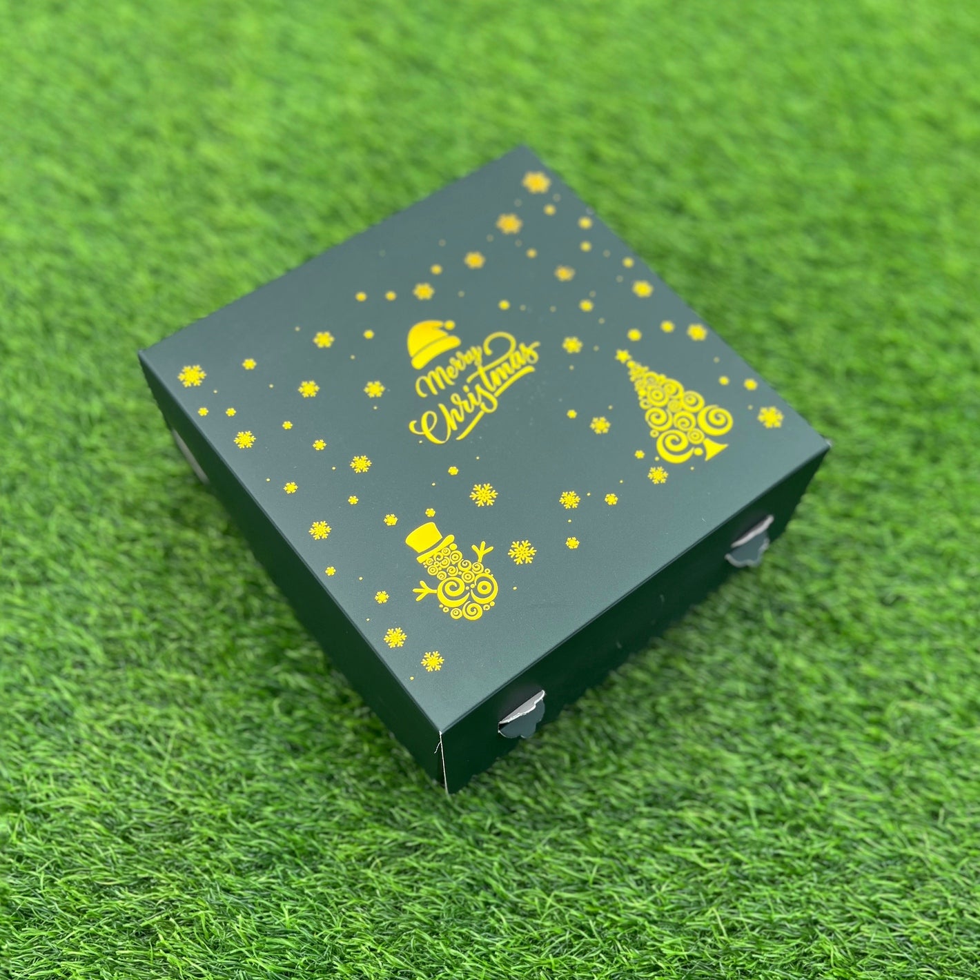 8 X 8 X 3.5 CHRISTMAS (25) (G) BOX | 1 KG PLUM CAKE BOX