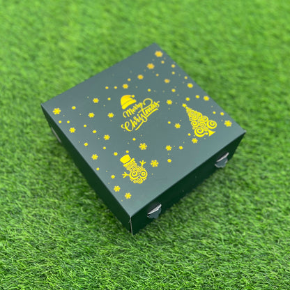 8 X 8 X 3.5 CHRISTMAS (25) (G) BOX | 1 KG PLUM CAKE BOX