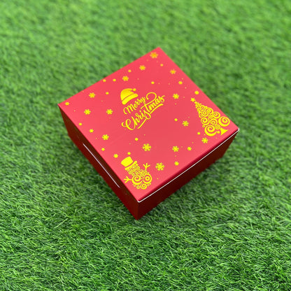 6 X 6 X 3 CHRISTMAS (25) (G) BOX | HALF KG PLUM CAKE BOX