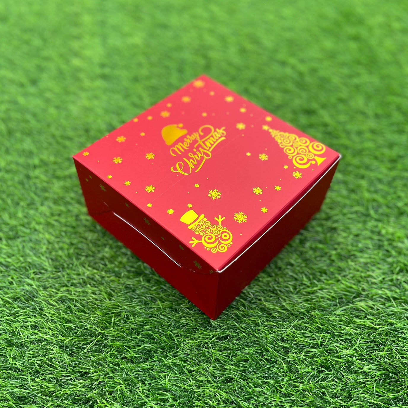 6 X 6 X 3 CHRISTMAS (25) (G) BOX | HALF KG PLUM CAKE BOX