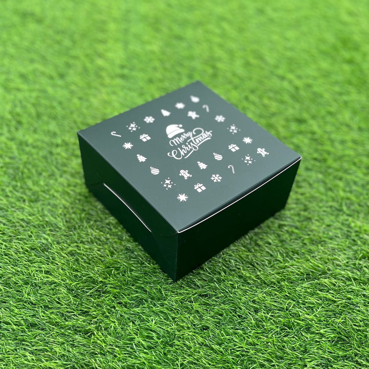 6 X 6 X 3 CHRISTMAS (25) (SC) BOX | HALF KG PLUM CAKE BOX