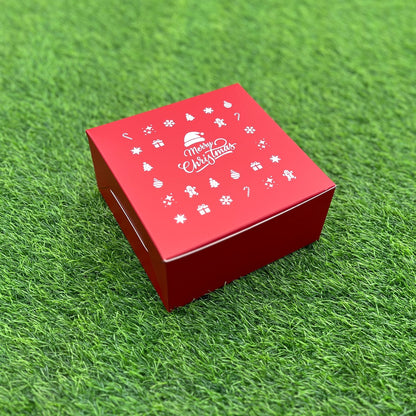 6 X 6 X 3 CHRISTMAS (25) (SC) BOX | HALF KG PLUM CAKE BOX