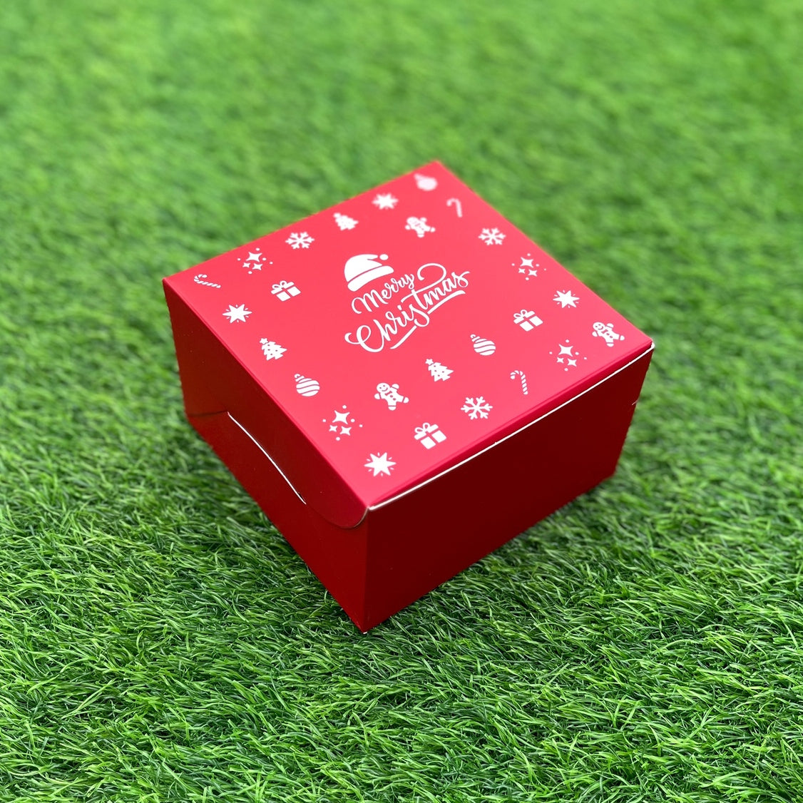 5 X 5 X 3 CHRISTMAS (25) (SC) BOX | QUARTER KG PLUM CAKE BOX