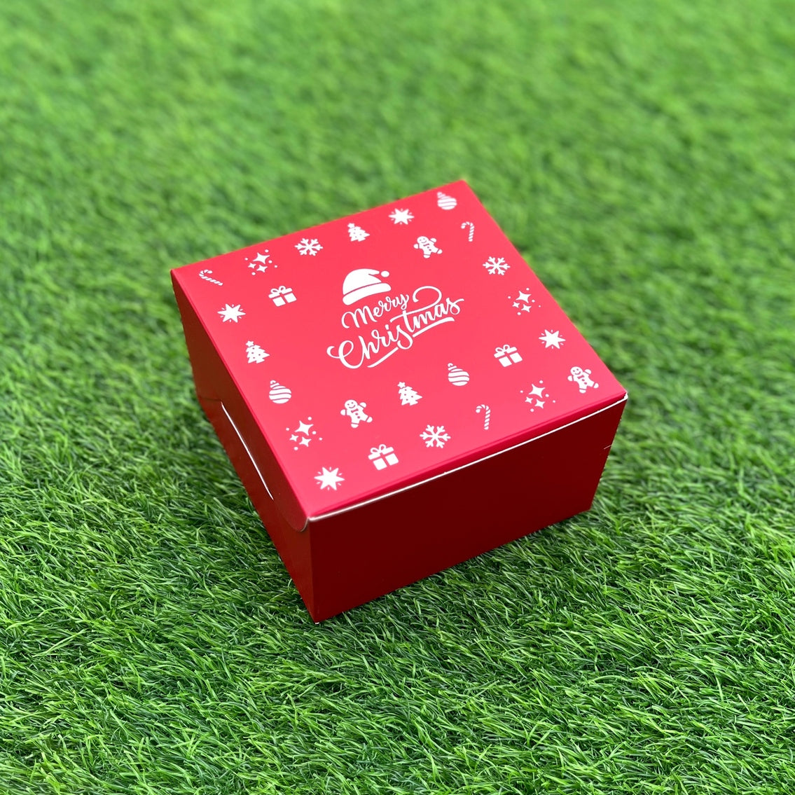 5 X 5 X 3 CHRISTMAS (25) (SC) BOX | QUARTER KG PLUM CAKE BOX