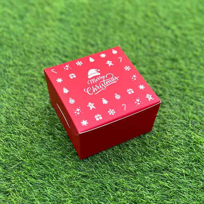 5 X 5 X 3 CHRISTMAS (25) (SC) BOX | QUARTER KG PLUM CAKE BOX