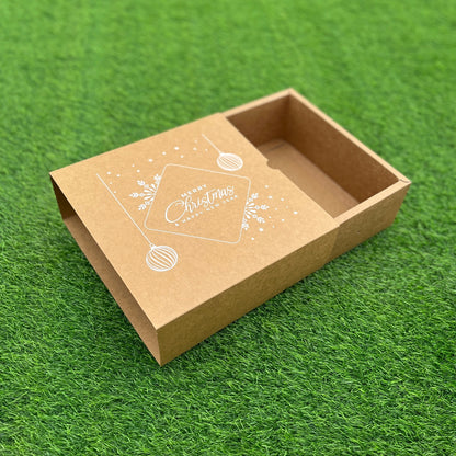 9 X 9 X 3.25 CHRISTMAS (25) (SC) SLIDE BOX