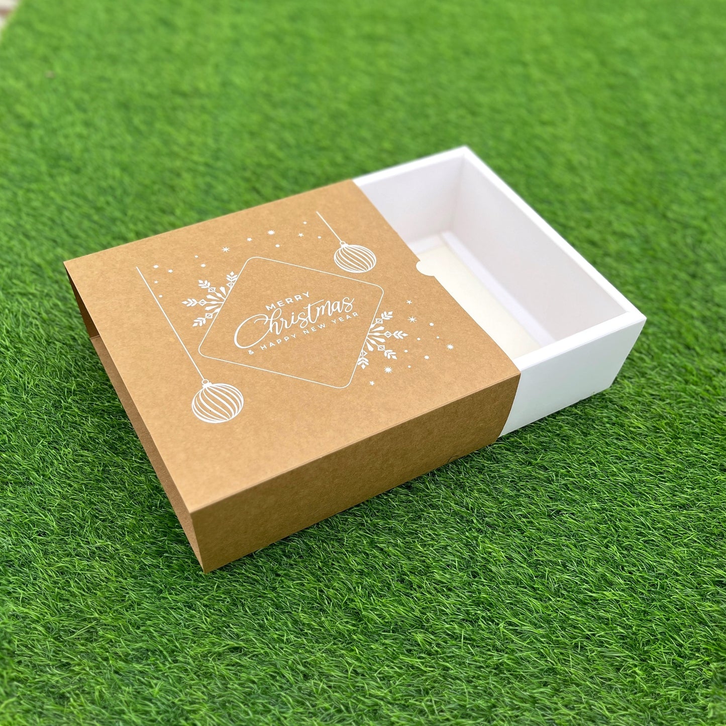 9 X 9 X 3.25 CHRISTMAS (25) (SC) SLIDE BOX