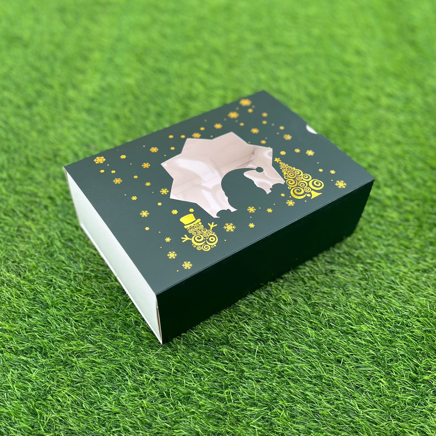 9 X 6 X 3.25 CHRISTMAS (G) (25) WINDOW SLIDE BOX