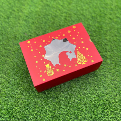 9 X 6 X 3.25 CHRISTMAS (G) (25) WINDOW SLIDE BOX