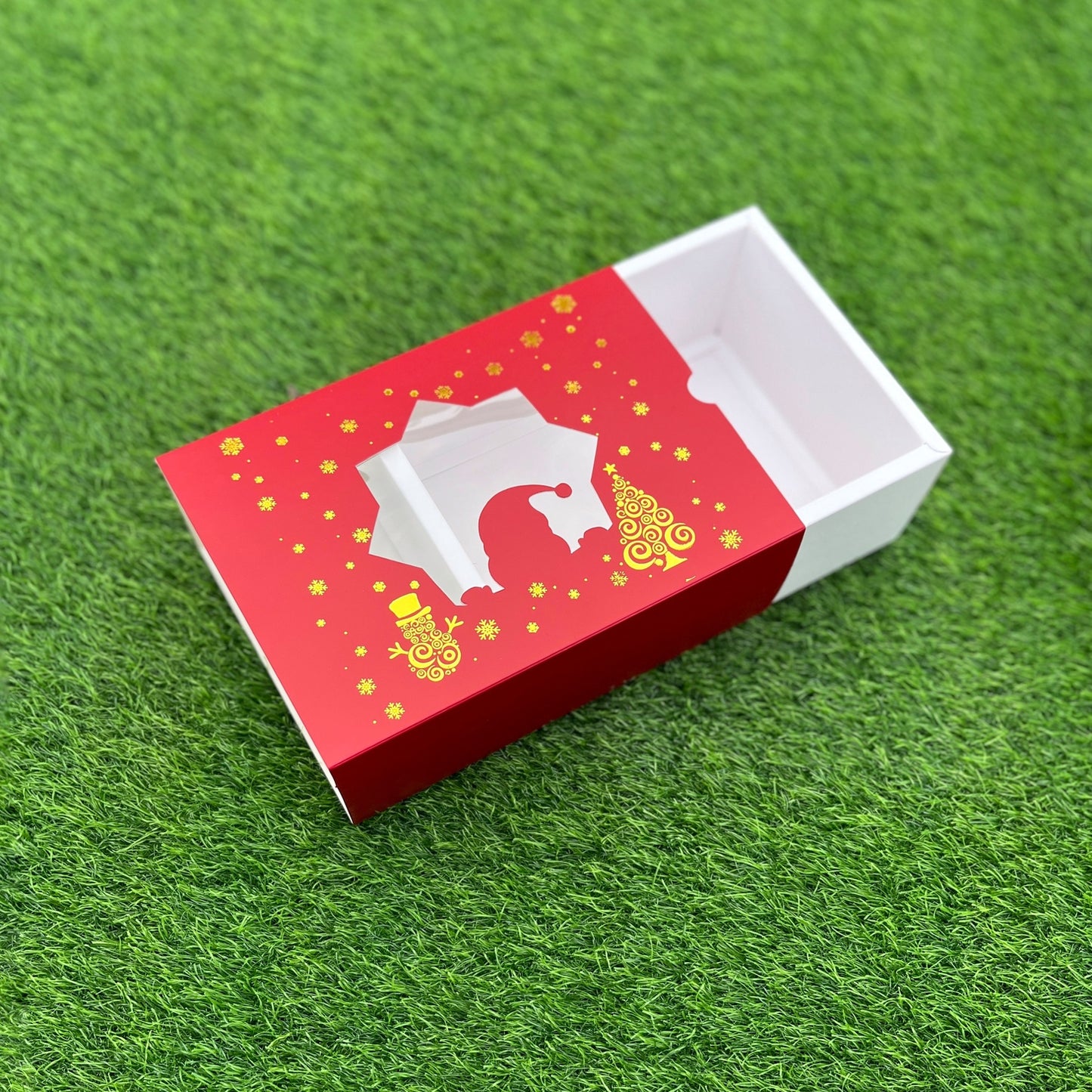 9 X 6 X 3.25 CHRISTMAS (G) (25) WINDOW SLIDE BOX