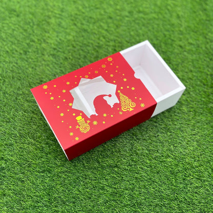 9 X 6 X 3.25 CHRISTMAS (G) (25) WINDOW SLIDE BOX