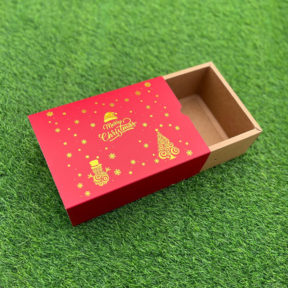 9 X 6 X 3.25 CHRISTMAS (G) (25) SLIDE BOX