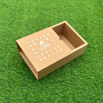 6 X 6 X 3.25 CHRISTMAS (25) (SC) SLIDE BOX