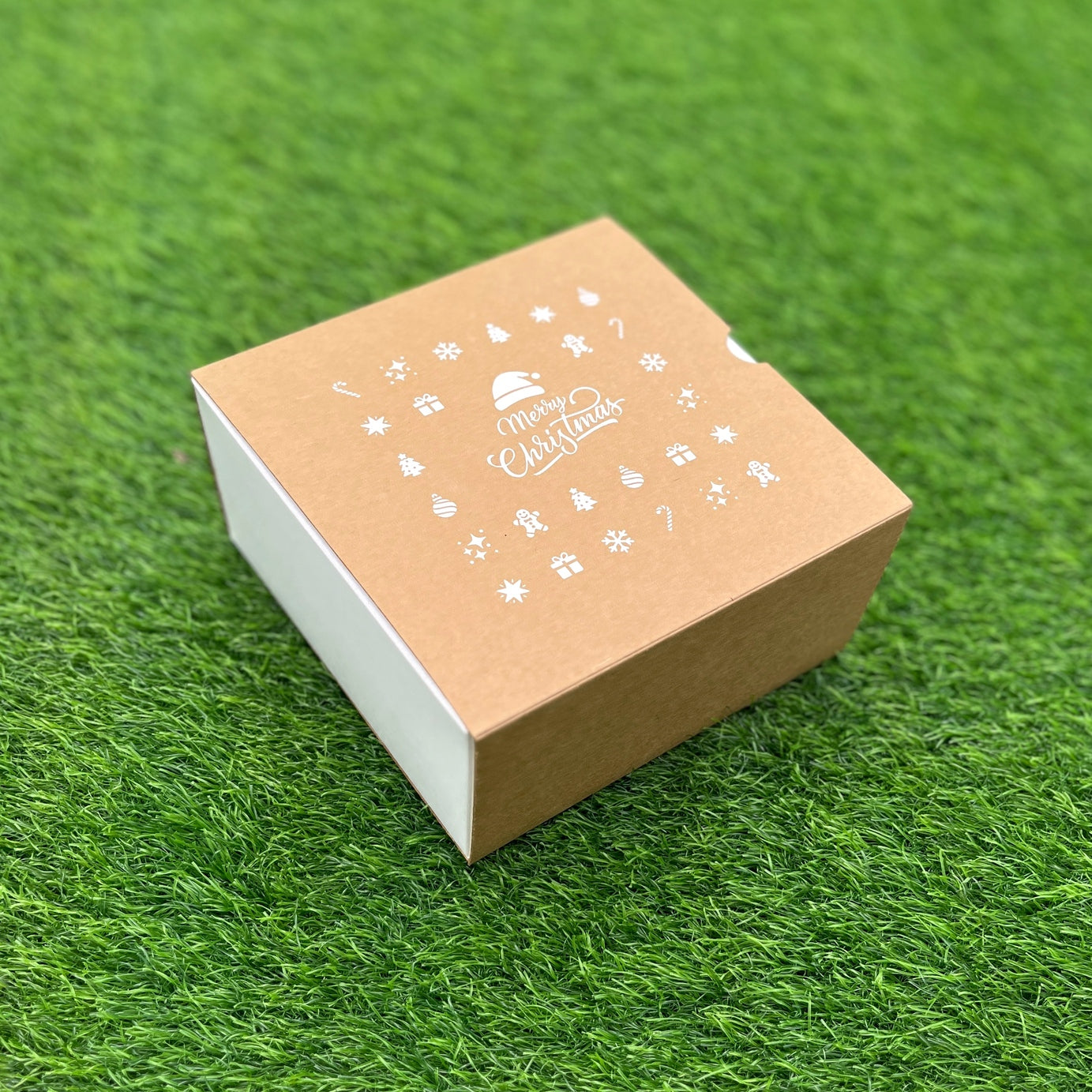 6 X 6 X 3.25 CHRISTMAS (25) (SC) SLIDE BOX