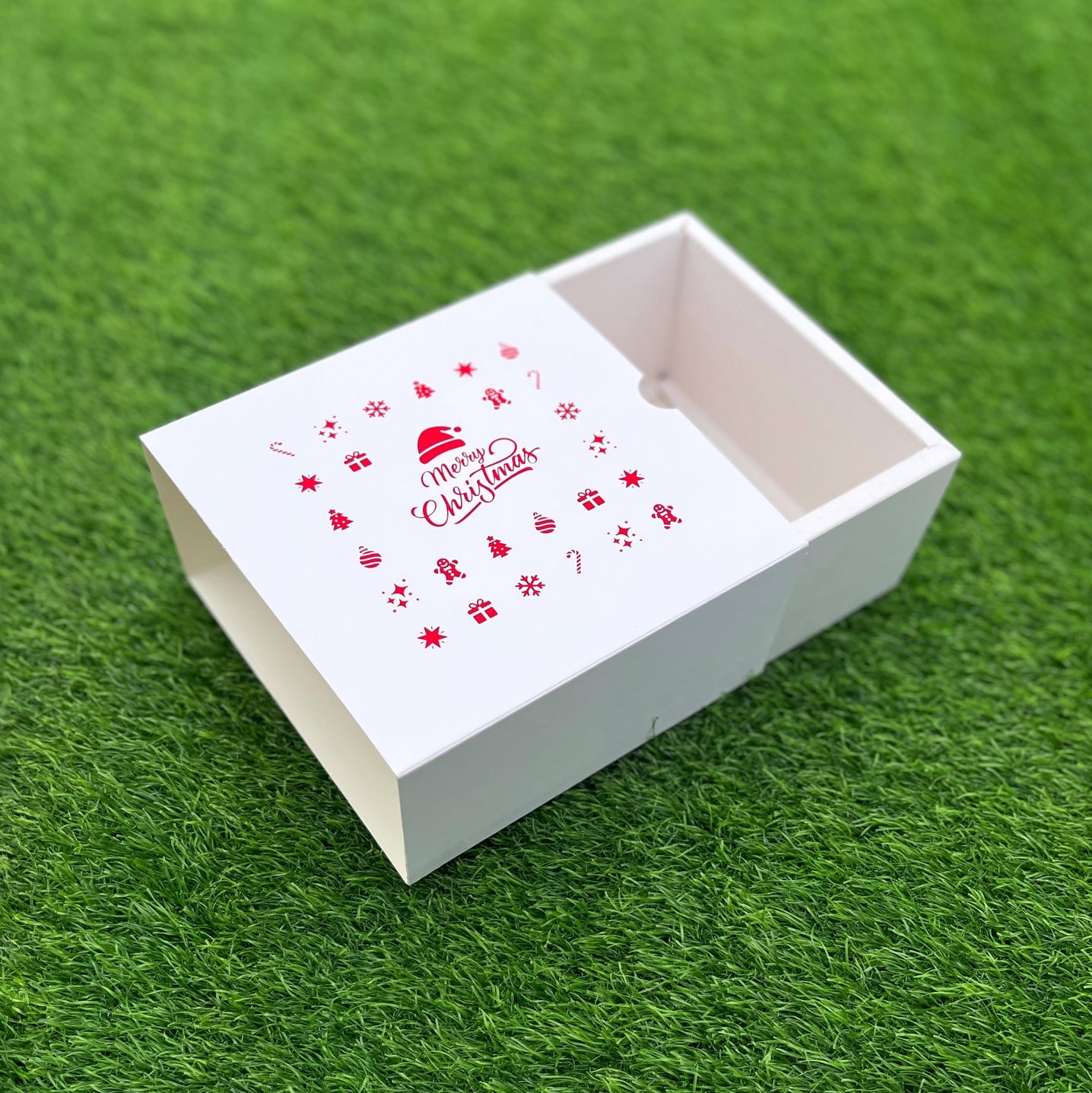 6 X 6 X 3.25 CHRISTMAS (25) (SC) SLIDE BOX