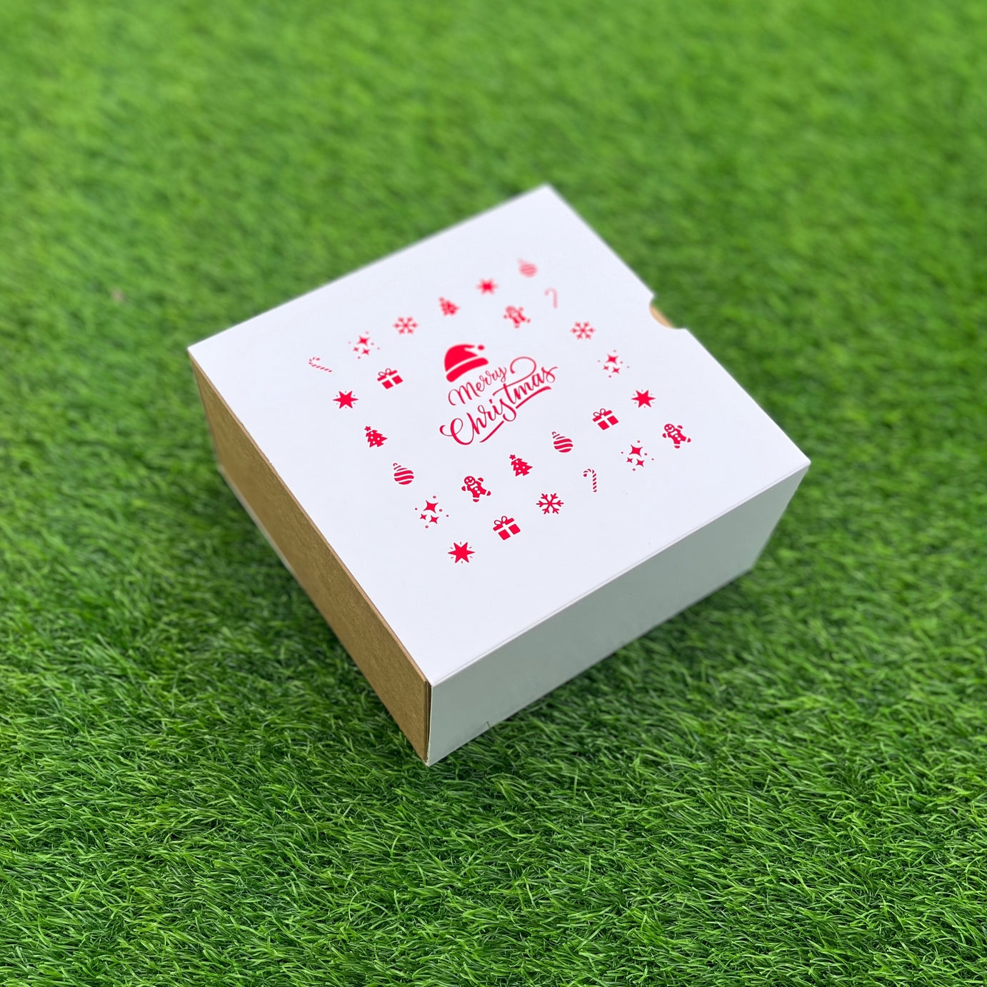 6 X 6 X 3.25 CHRISTMAS (25) (SC) SLIDE BOX