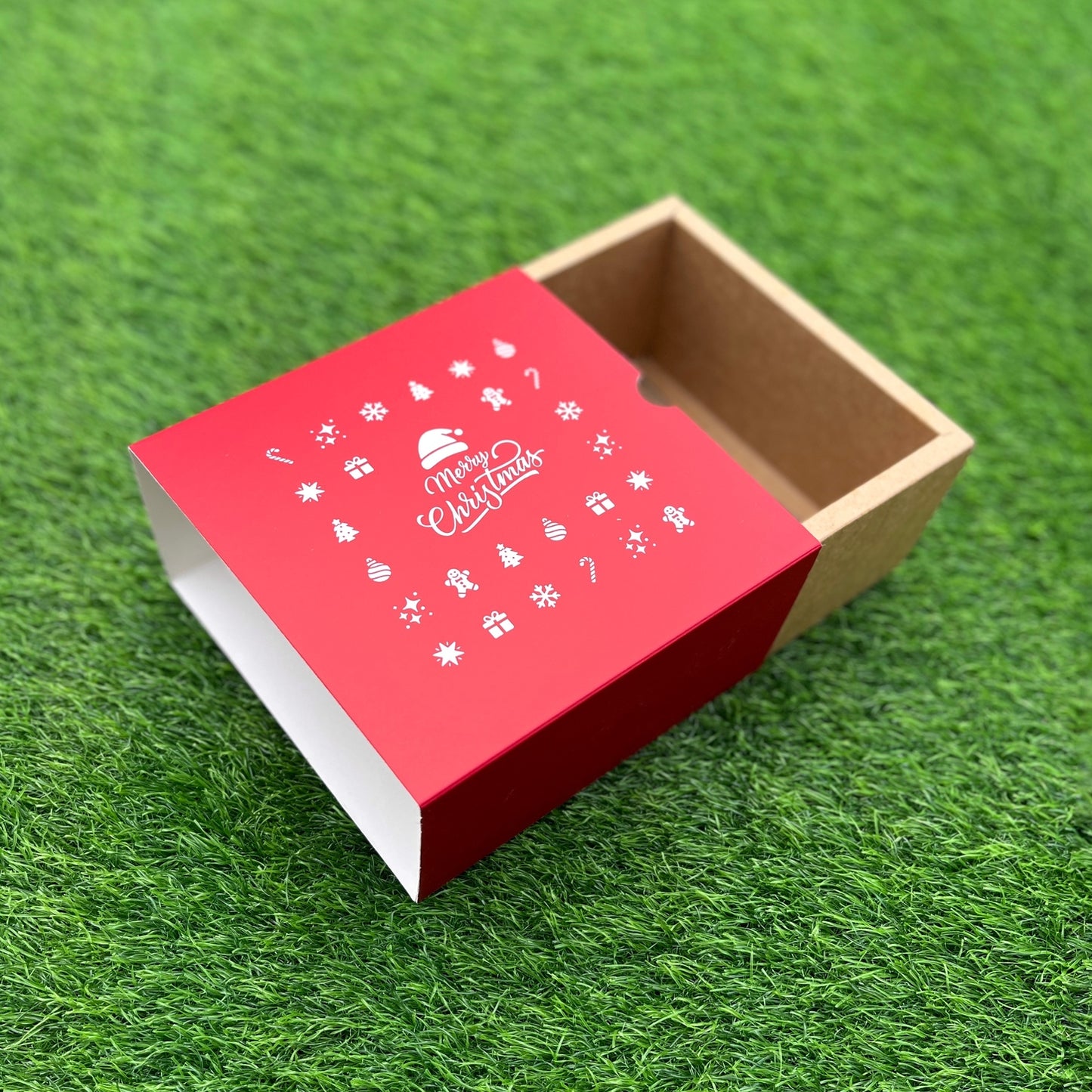 6 X 6 X 3.25 CHRISTMAS (25) (SC) SLIDE BOX