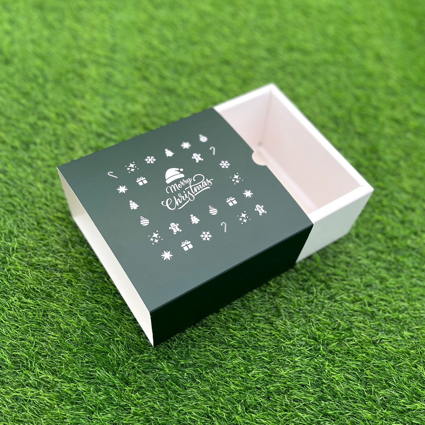 6 X 6 X 3.25 CHRISTMAS (25) (SC) SLIDE BOX