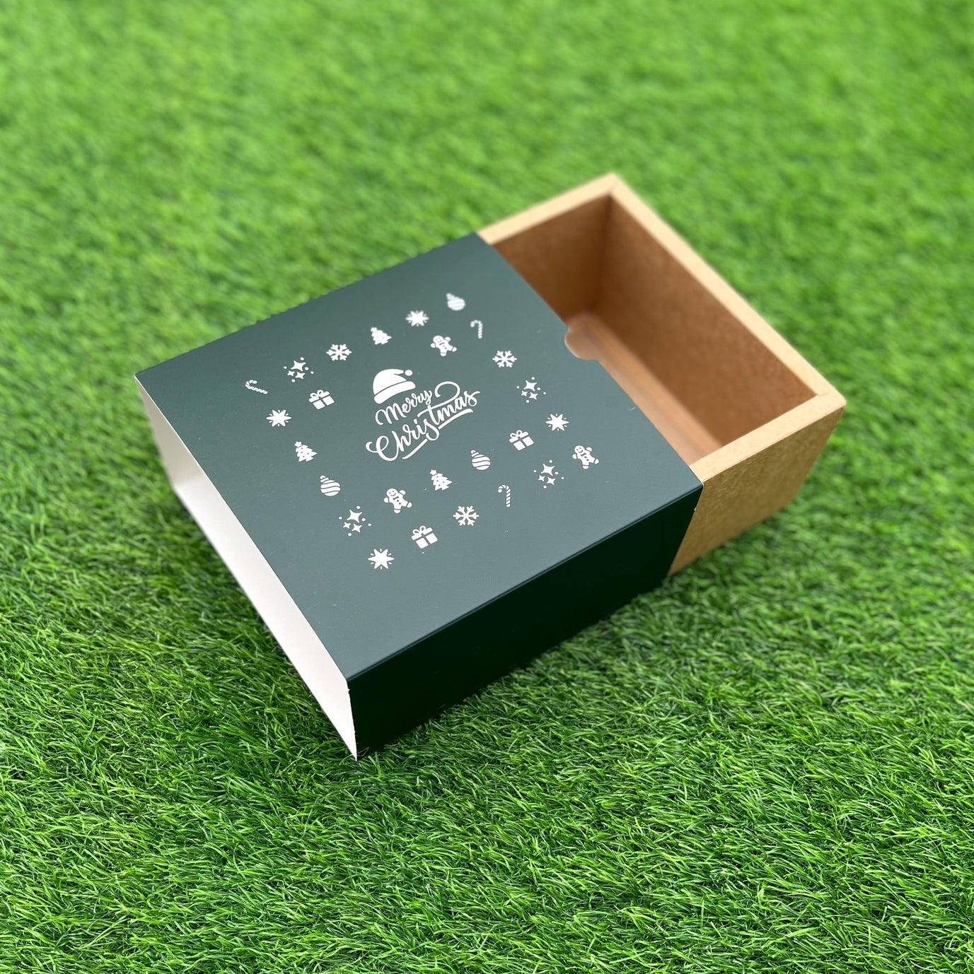 6 X 6 X 3.25 CHRISTMAS (25) (SC) SLIDE BOX