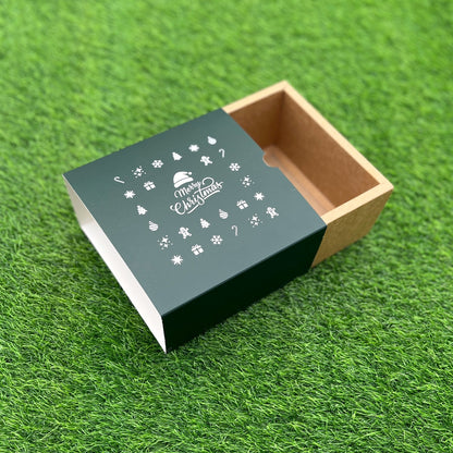 6 X 6 X 3.25 CHRISTMAS (25) (SC) SLIDE BOX