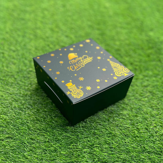 6 X 6 X 3 CHRISTMAS (25) (G) BOX | HALF KG PLUM CAKE BOX
