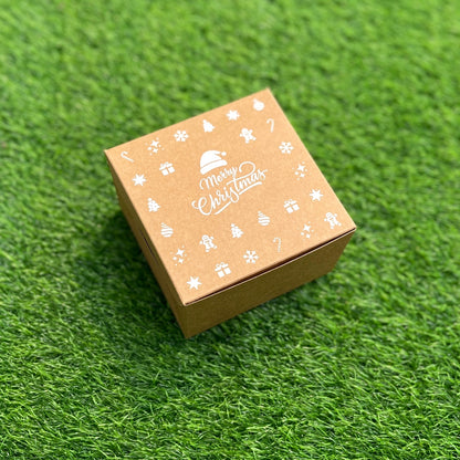 5 X 5 X 3 CHRISTMAS (25) (SC) BOX | QUARTER KG PLUM CAKE BOX