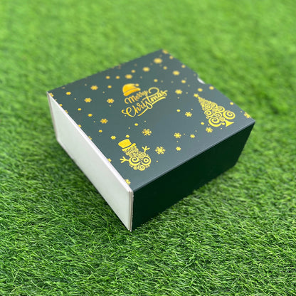 6 X 6 X 3.25 CHRISTMAS (25) (G) SLIDE BOX