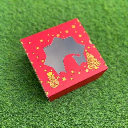 6 X 6 X 3.25 CHRISTMAS (25) (G) WINDOW SLIDE BOX