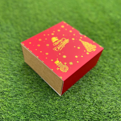 6 X 6 X 3.25 CHRISTMAS (25) (G) SLIDE BOX