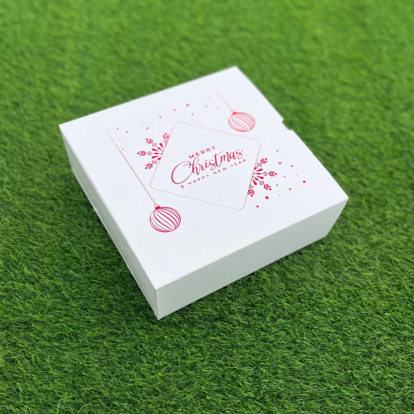 9 X 9 X 3.25 CHRISTMAS (25) (SC) SLIDE BOX