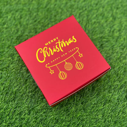 6 X 6 X 3 CHRISTMAS (24) (G) BOX | HALF KG PLUM CAKE BOX