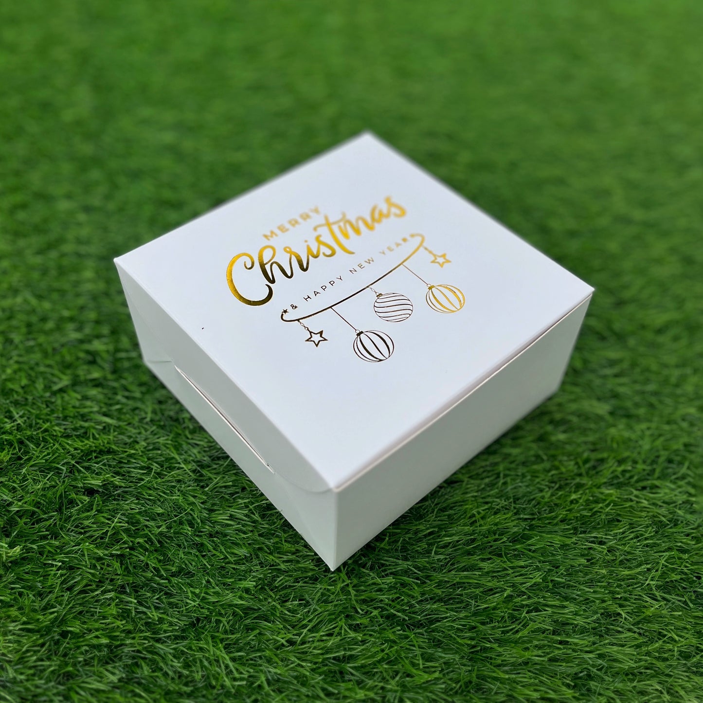 6 X 6 X 3 CHRISTMAS (24) (G) BOX | HALF KG PLUM CAKE BOX