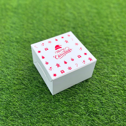 5 X 5 X 3 CHRISTMAS (25) (SC) BOX | QUARTER KG PLUM CAKE BOX