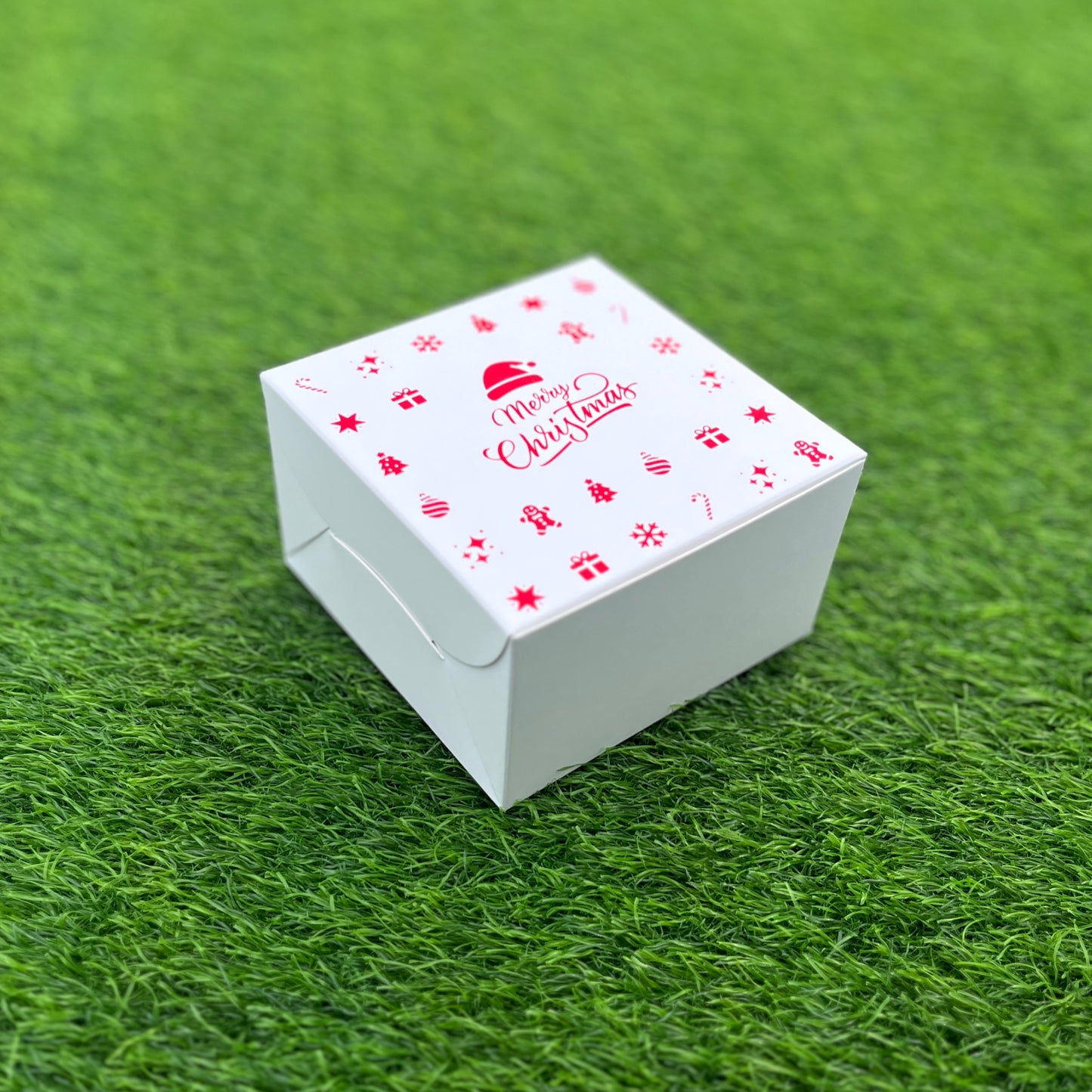 5 X 5 X 3 CHRISTMAS (25) (SC) BOX | QUARTER KG PLUM CAKE BOX