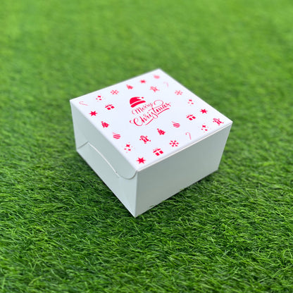 5 X 5 X 3 CHRISTMAS (25) (SC) BOX | QUARTER KG PLUM CAKE BOX