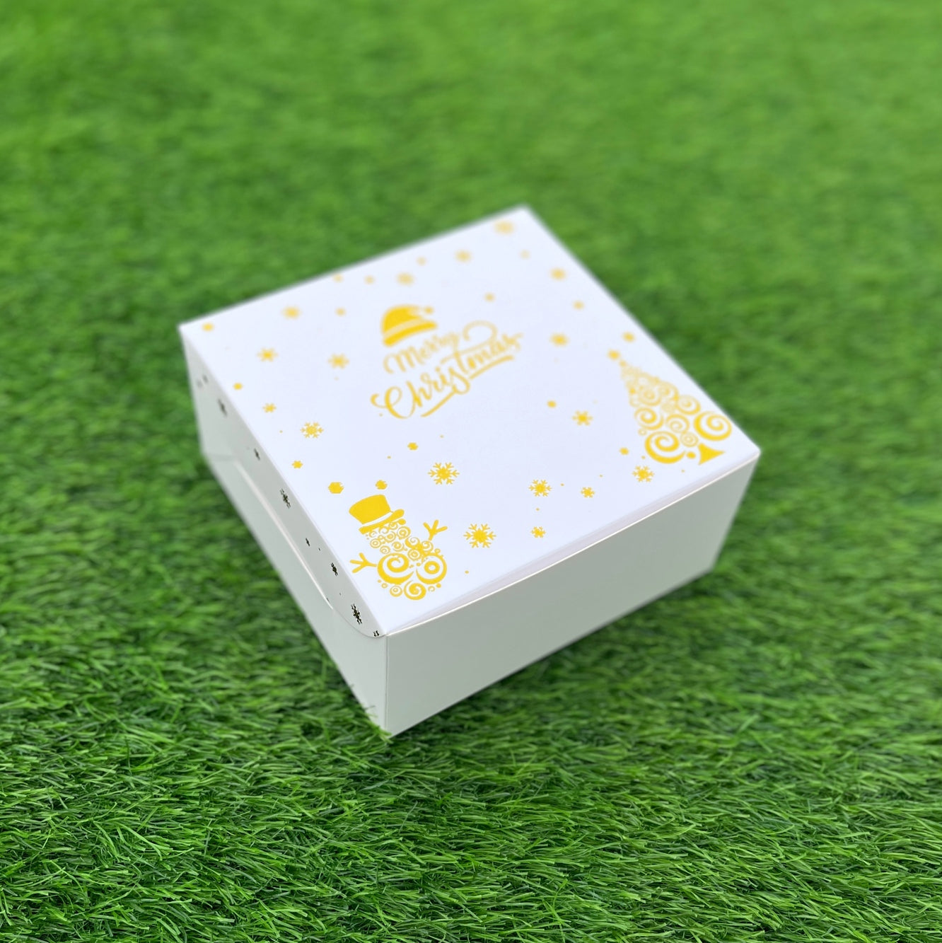 6 X 6 X 3 CHRISTMAS (25) (G) BOX | HALF KG PLUM CAKE BOX