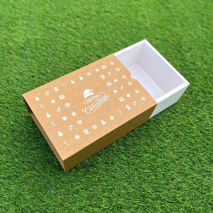 9 X 6 X 3.25 CHRISTMAS (25) (SC) SLIDE BOX