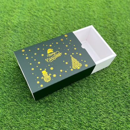 9 X 6 X 3.25 CHRISTMAS (G) (25) SLIDE BOX