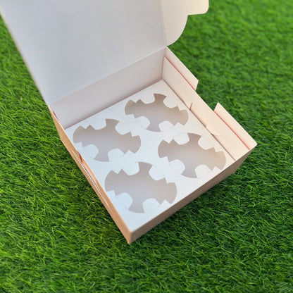 4 PC CUPCAKE BOX