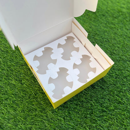 4 PC CUPCAKE BOX