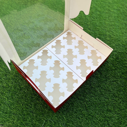 12 PC CUPCAKE WINDOW BOX